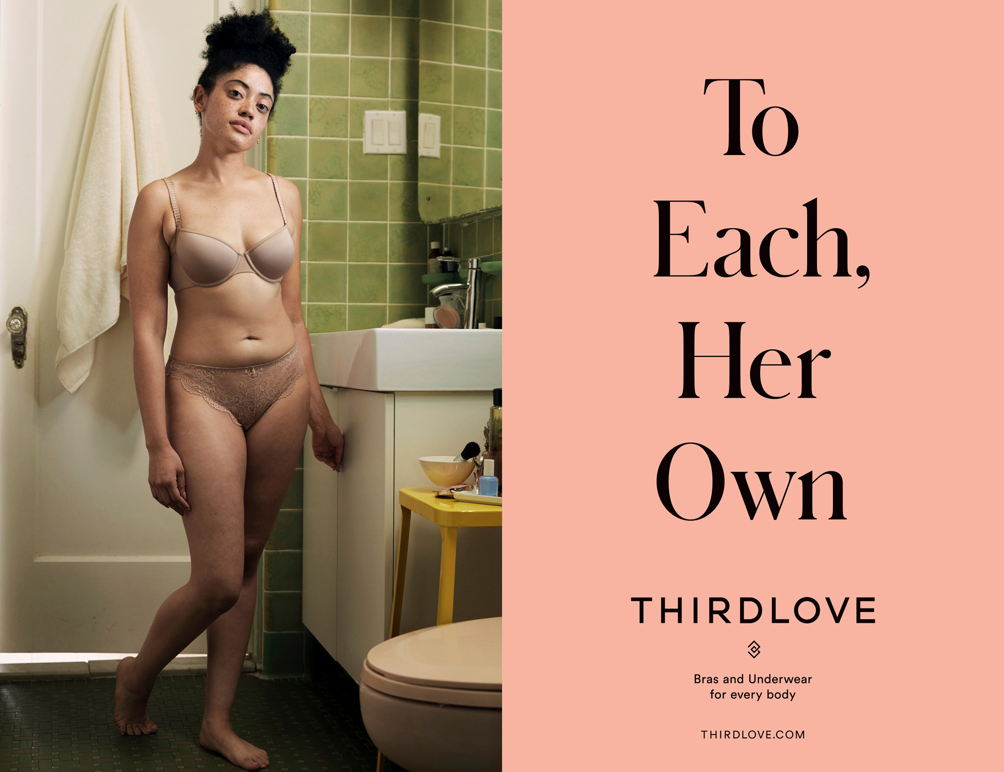 ThirdLove - Entrepreneur and model, Devin, hand-selected each bra